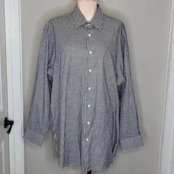 Paul Fredrick Slim Fit 100% Cotton Button Down Long Sleeve Size 18-34 - Picture 1 of 7